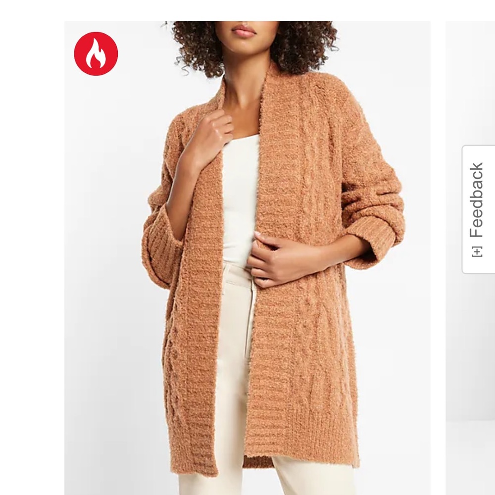 - NWT Express Cable Knit Cardigan